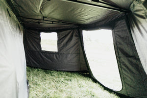 Seitenwände für 180° Markise