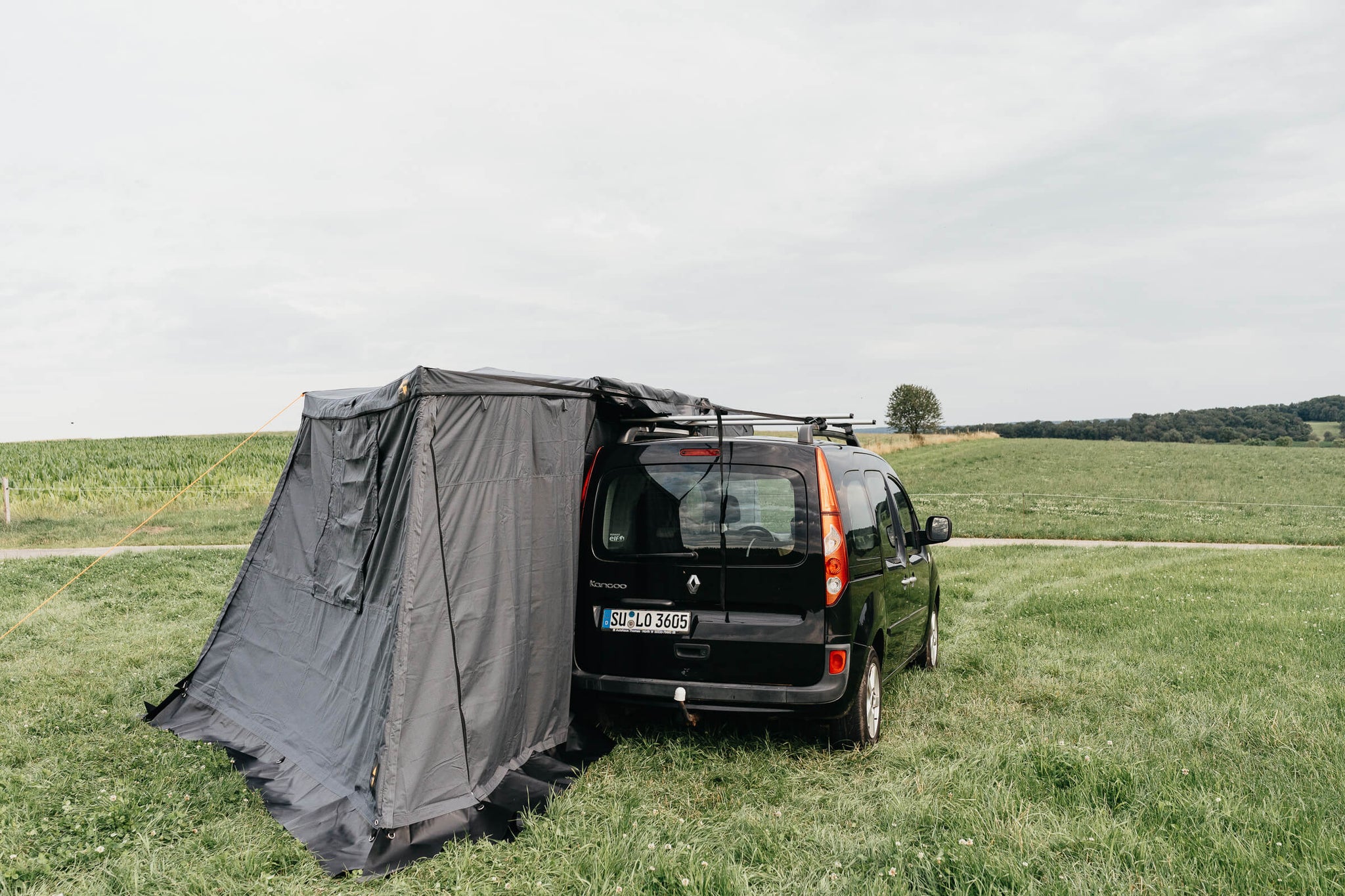 Seitenwände für 180° Markise
