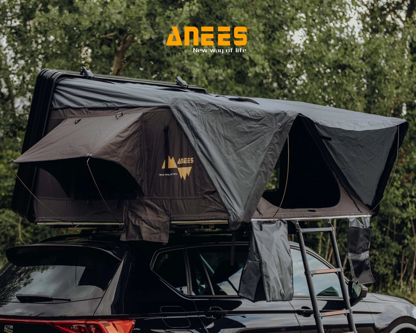 hybrid-dachzelt ANEES Alu Dachzelt Hybrid ➤ Komfort und Freiheit für Abenteurer