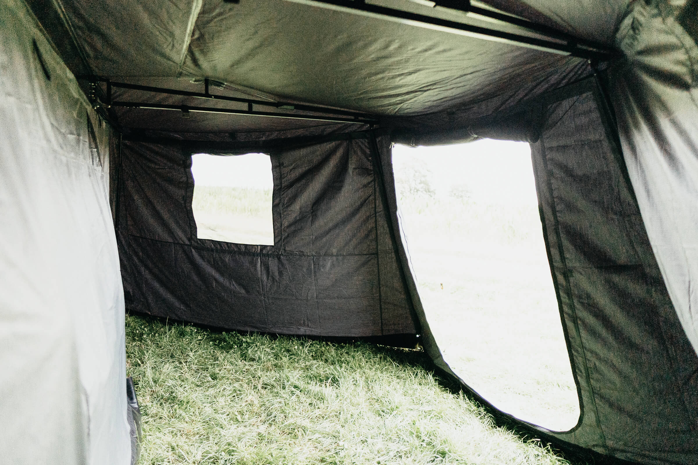 Seitenwände für 180° Markise