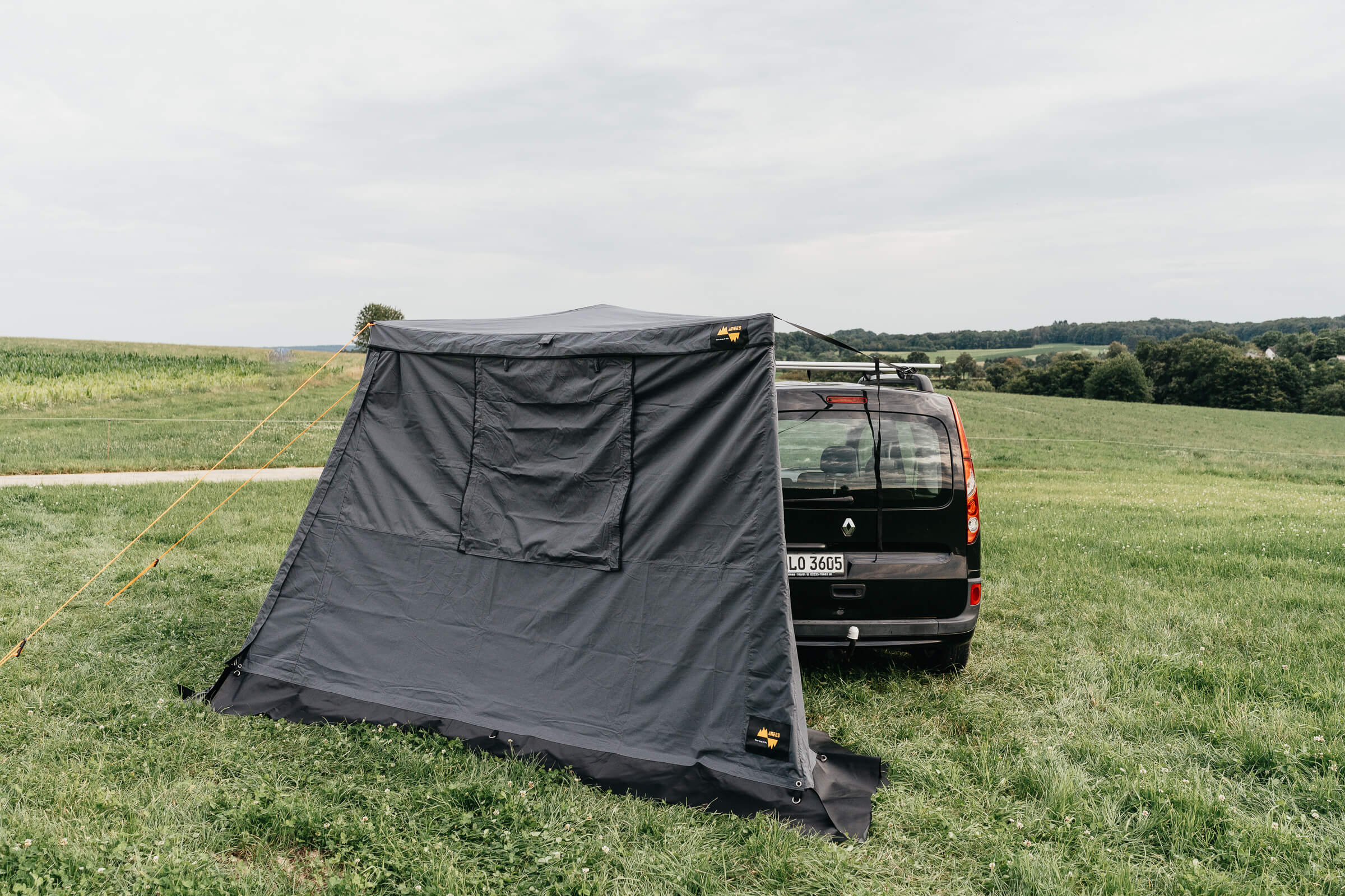 Seitenwände für 180° Markise