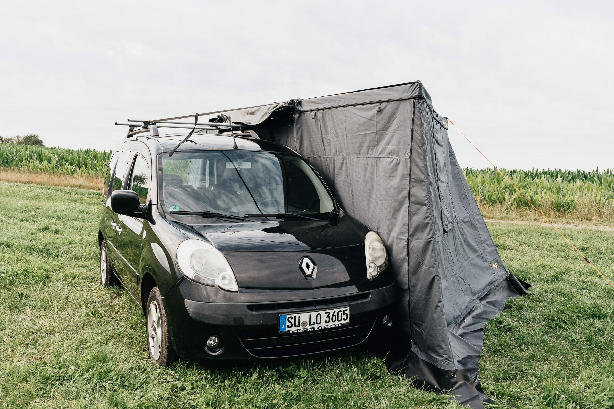 Seitenwände für 180° Markise